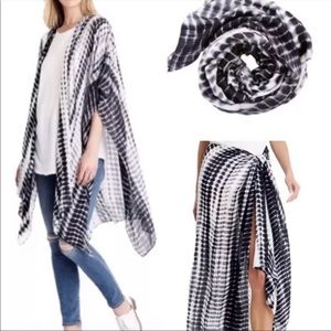 Michael Stars Ruana scarf/poncho/sarong New